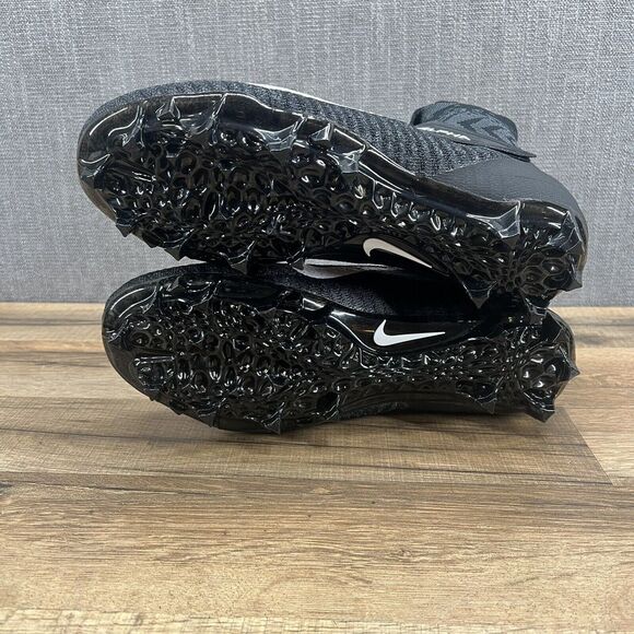 Nike Alpha Menace Elite 2 WD P FlyKnit Black White BV3298-001 Men\'s Sz 11.5 Wide